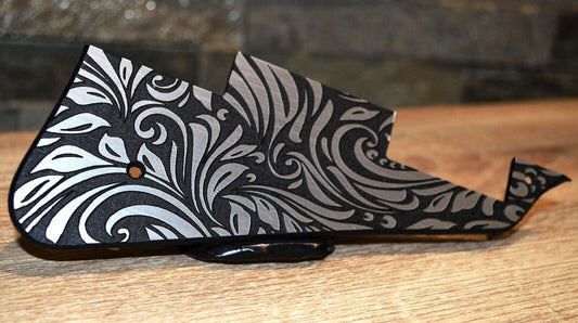 Faux Brushed Aluminum Textured Pickguard - Fits Gibson Les Paul Standard - USA