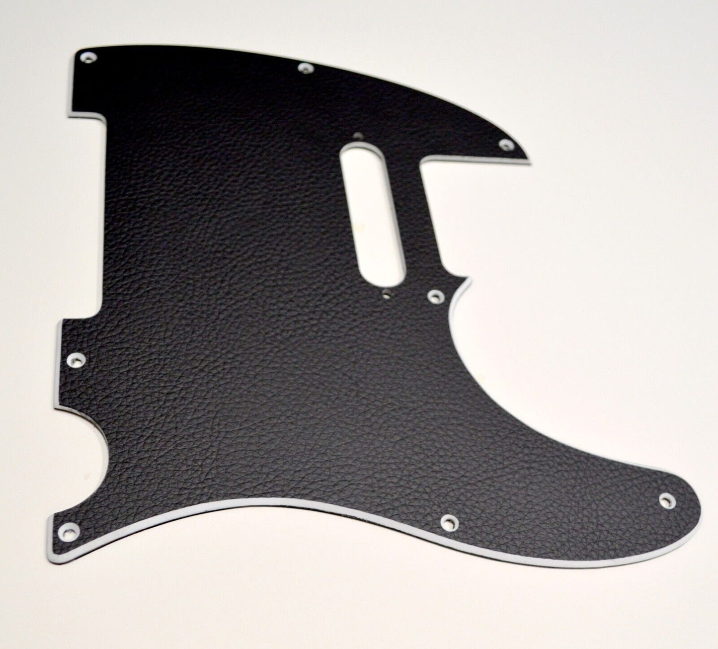 Faux Black Leather Textured Pickguard - Fits Fender Telecaster Single Pickup USA