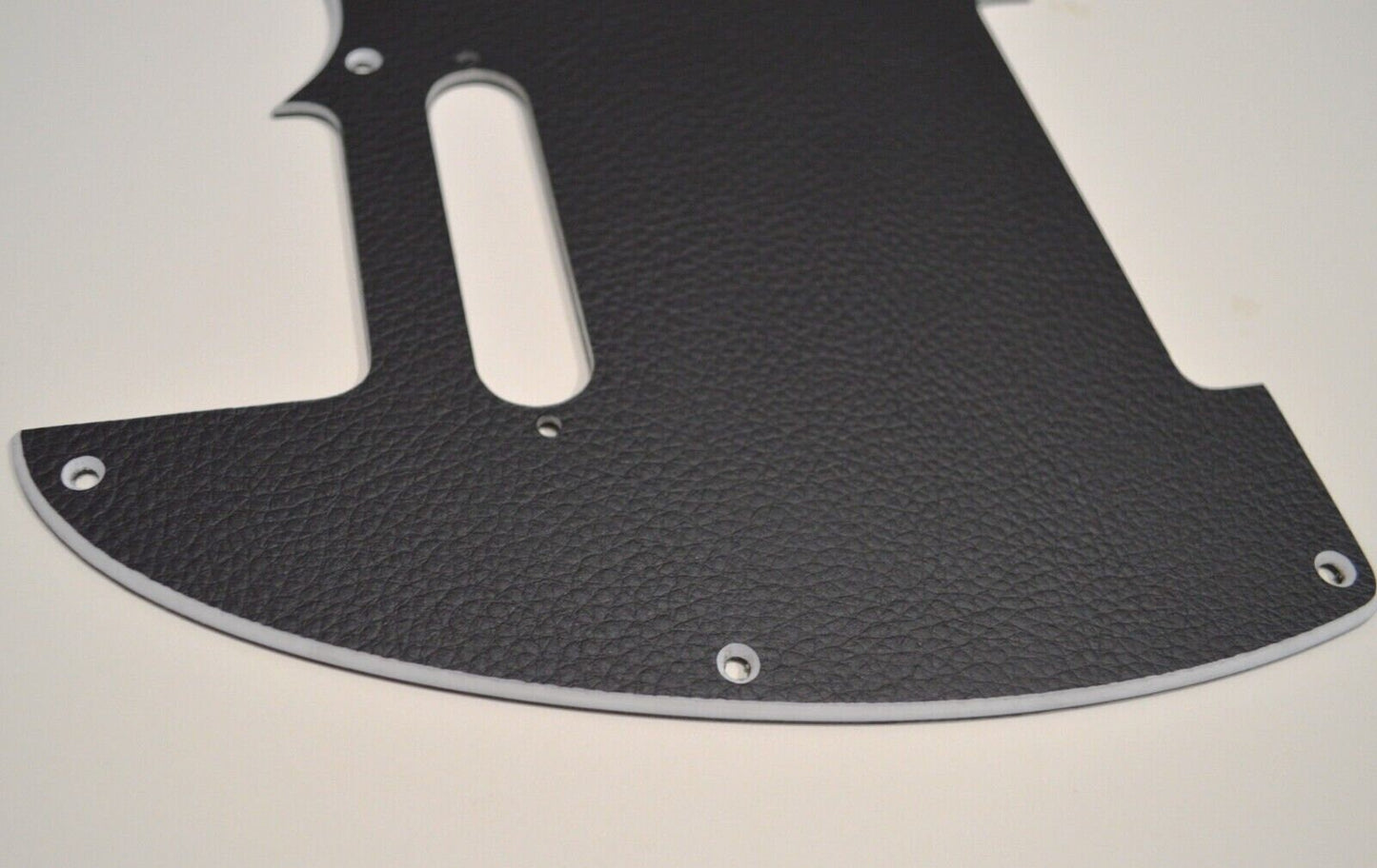 Faux Black Leather Textured Pickguard - Fits Fender Telecaster Single Pickup USA