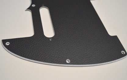 Faux Black Leather Textured Pickguard - Fits Fender Telecaster Single Pickup USA