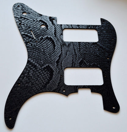 Black Textured Snakeskin Pickguard for Charvel Pro-Mod So-Cal  Floyd Rose