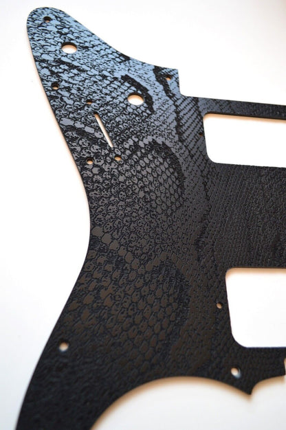 Black Textured Snakeskin Pickguard for Charvel Pro-Mod So-Cal  Floyd Rose