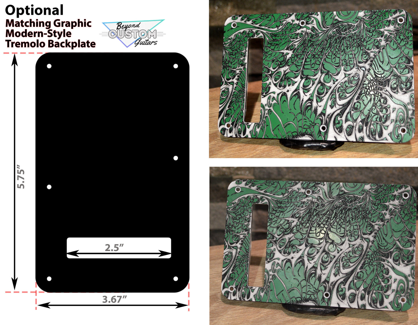 Custom 3 color Acid Flux 1 Textured Pickguard - Fits Fender Stratocaster - USA Made