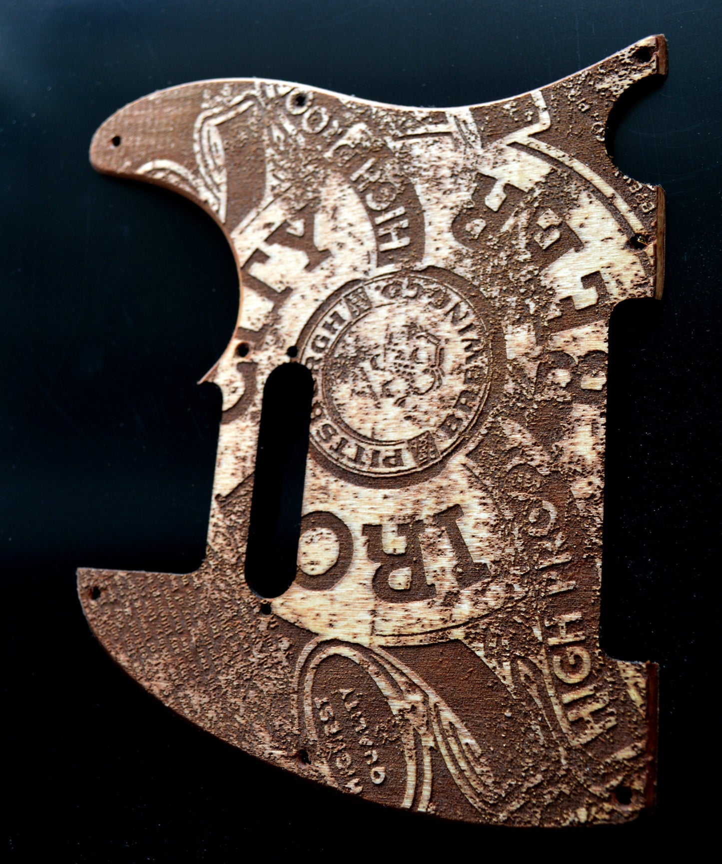 Custom Distressed Iron City Beer Pickguard - Fits Fender Telecaster - USA Made