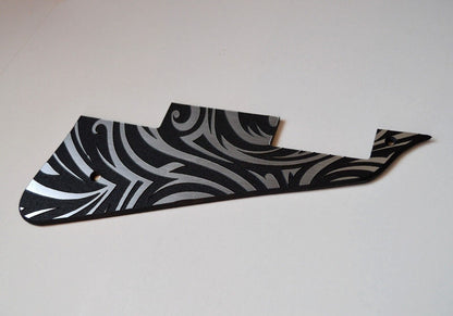 Faux Brushed Aluminum Textured Pickguard - Fits Gibson Les Paul Standard - USA