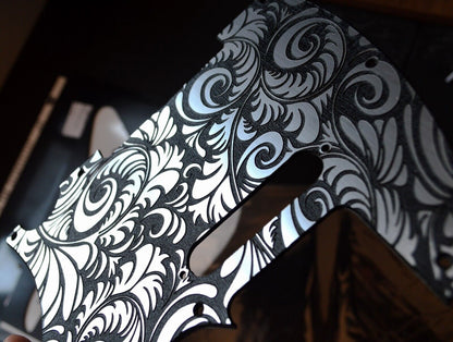 Custom Faux Brushed Aluminum Textured Pickguard - Fits Fender Telecaster - USA