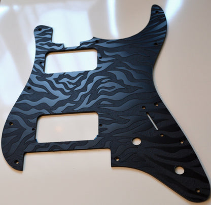 Black Bengal Stripe Pickguard for Charvel Pro-Mod So-Cal  Floyd Rose