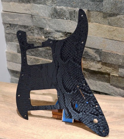 Black Textured Snakeskin Pickguard for Charvel Pro-Mod So-Cal  Floyd Rose
