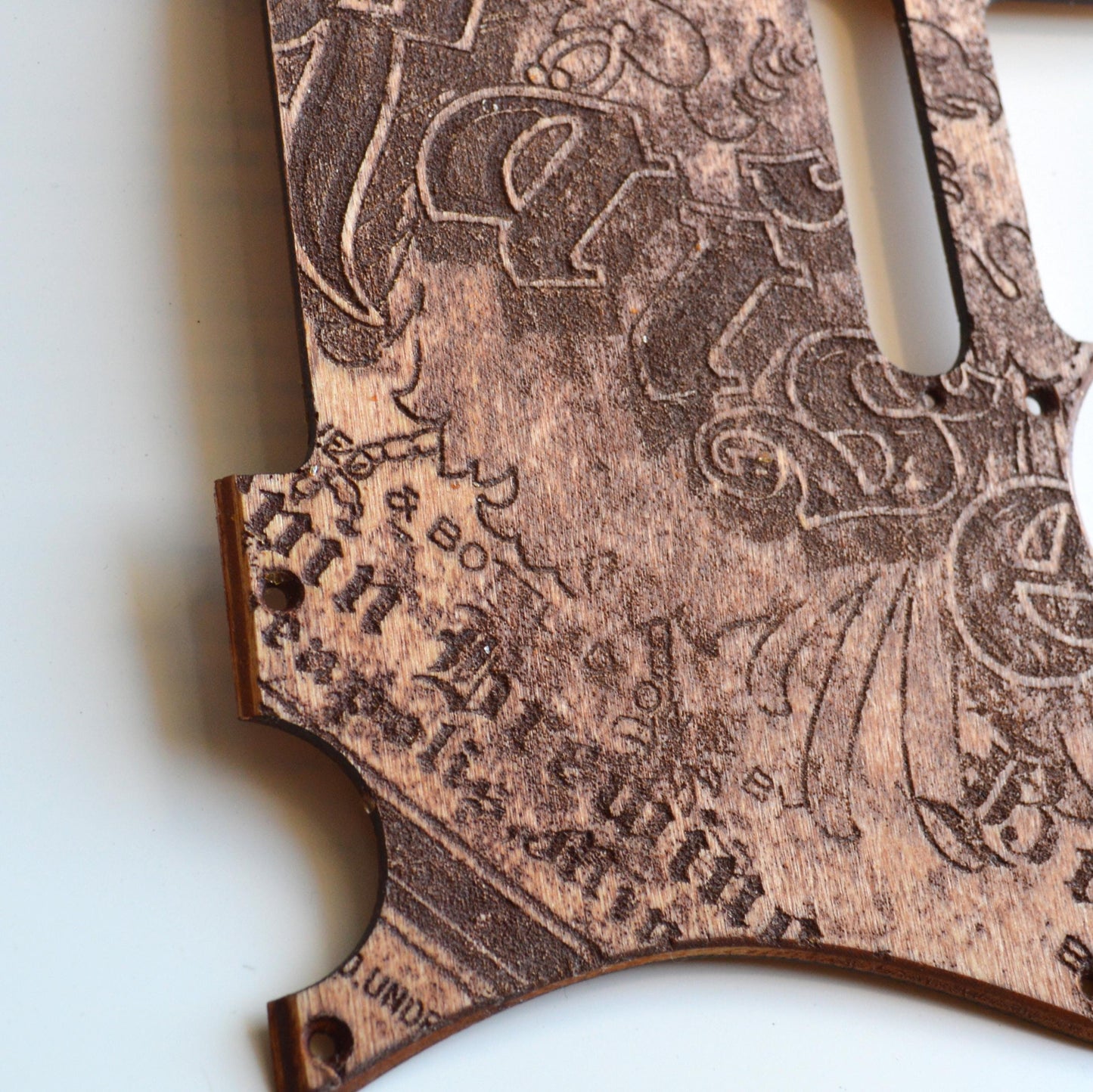 Custom Vintage Raiser Textured Birch Pickguard for Fender Telecaster USA Made