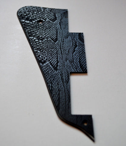Black Snakeskin Textured Pickguard - Fits Gibson Les Paul Standard - USA