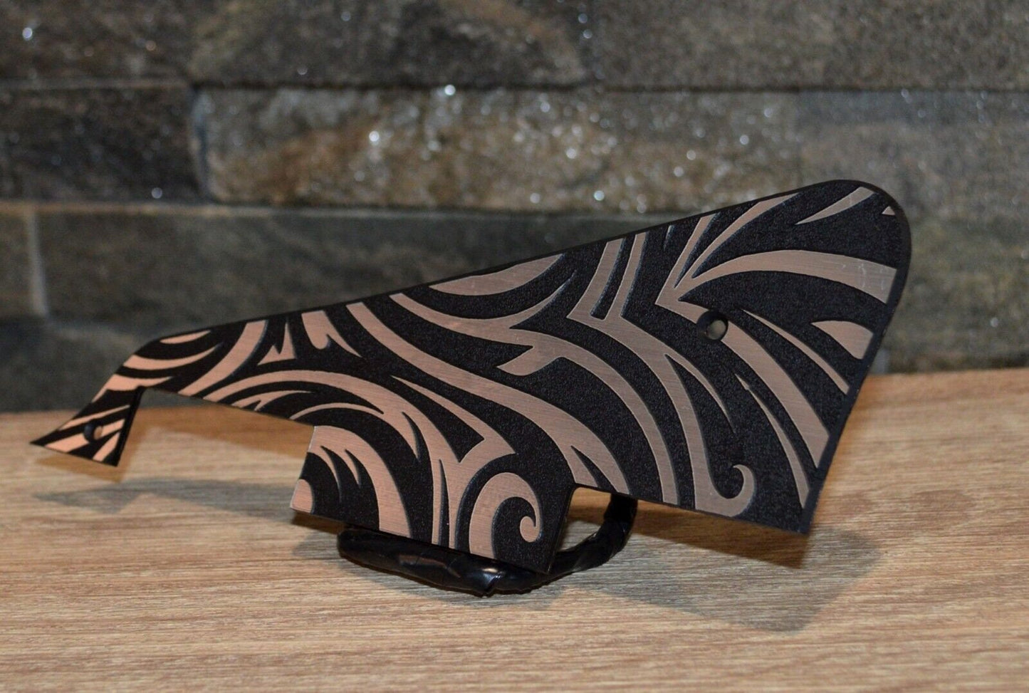 Faux Brushed Aluminum Textured Pickguard - Fits Gibson Les Paul Standard - USA