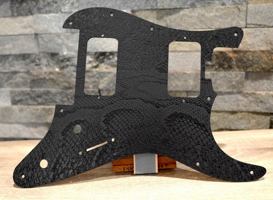 Black Textured Snakeskin Pickguard for Charvel Pro-Mod So-Cal  Floyd Rose