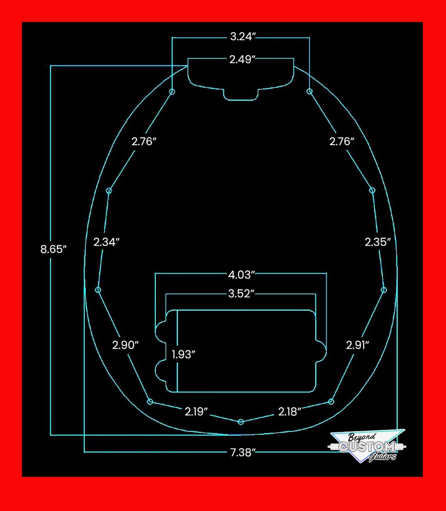 Custom Textured Psychedelic Floral Textured Pickguard - Original Ernie Ball Music Man StingRay 4 Bass - Black