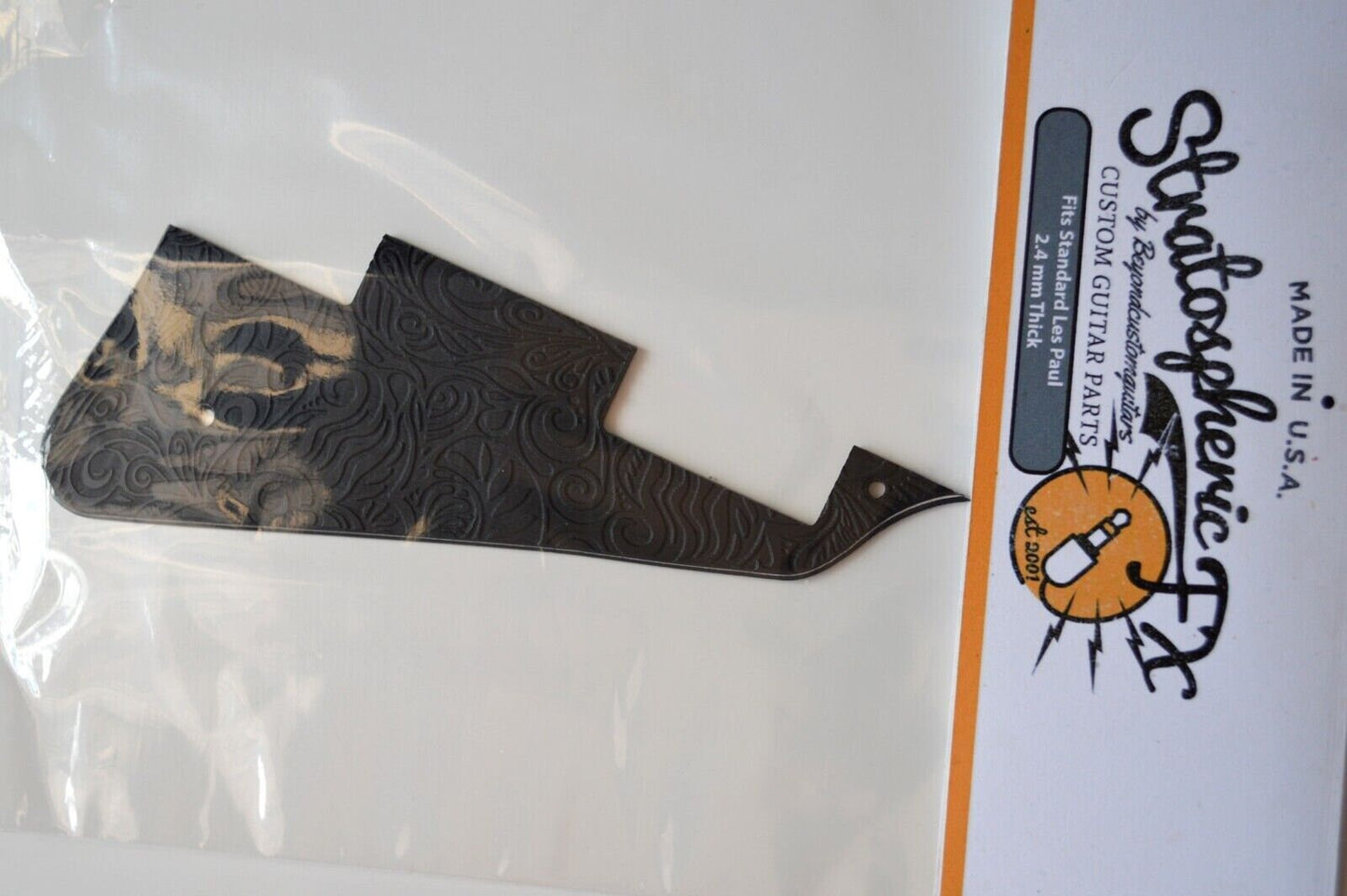 Black Textured Pickguard - Fits Gibson Les Paul Standard - USA